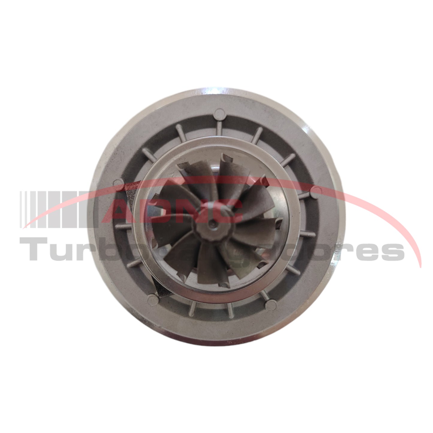 Vista Trasera y eje turbina Cartridge ADNC: GT2259LS - JAC