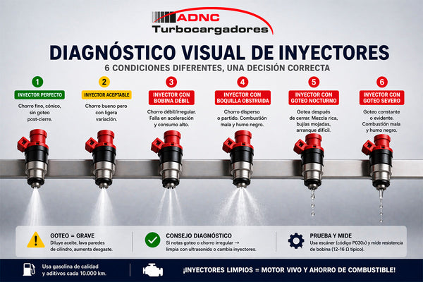Cómo diagnosticar correctamente un inyector: lo que el patrón de pulverización realmente te está diciendo