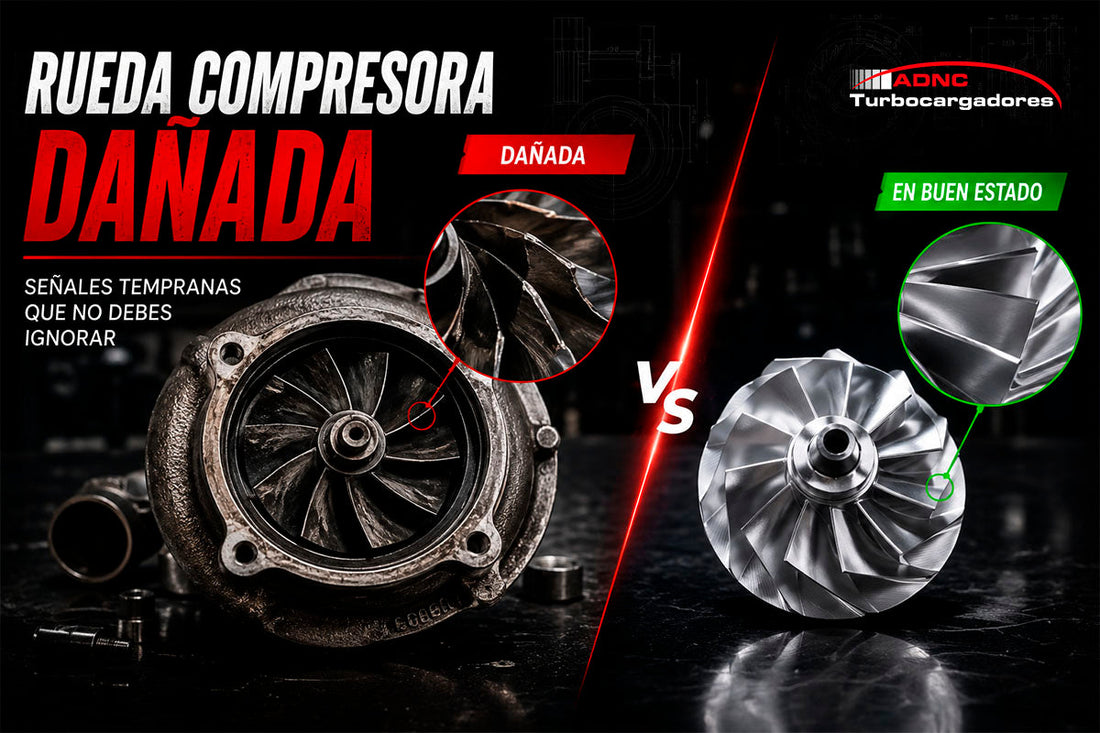 Rueda compresora dañada: señales tempranas que el turbo te está lanzando (y cómo no ignorarlas)