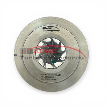 Cartridge Turbo ADNC: GTD1749VZK - Aplicación: Hyundai Mighty 2022
