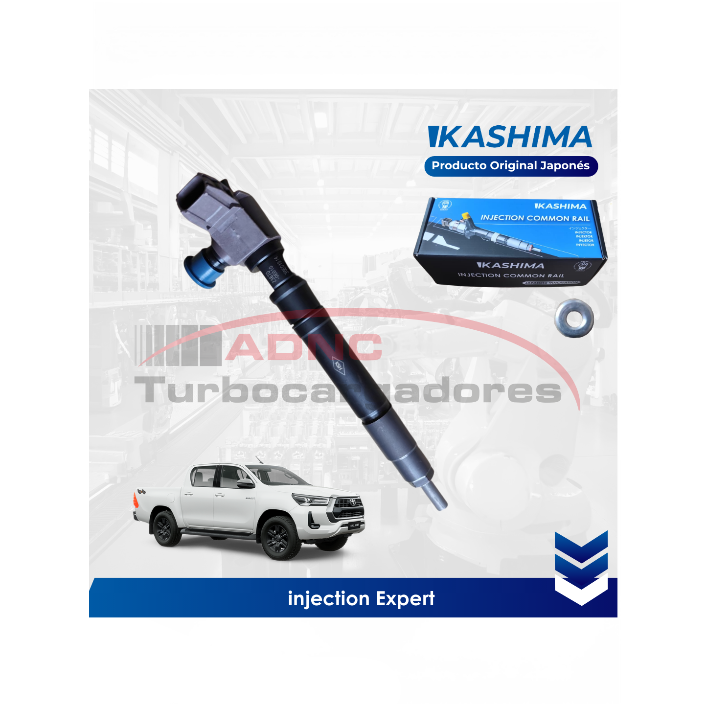 Inyector Kashima: Toyota - Aplicación: Toyota Hilux 2.4